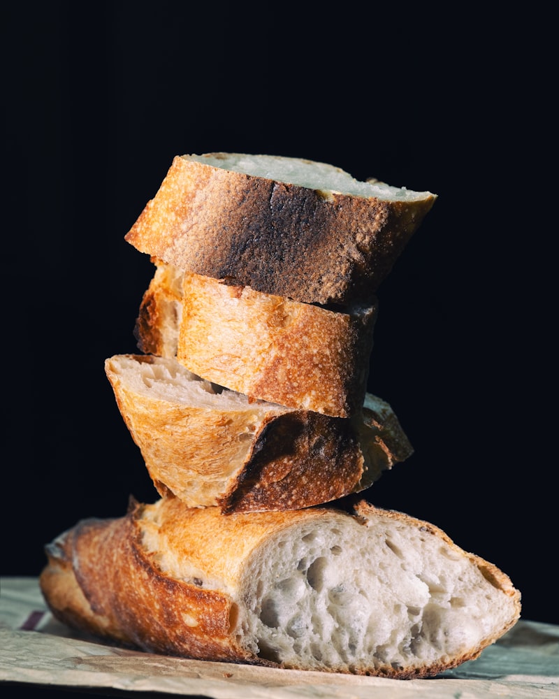 Tranches de pain sans gluten boulangerie artisanale