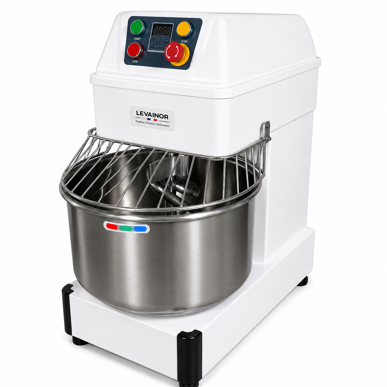 Pétrin Spirale Professionnel 30L – Levainor Blanc