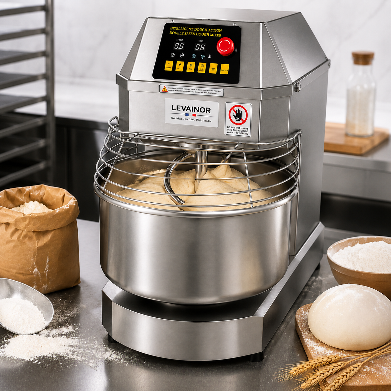 Professional Spiral Mixer 30L – Levainor