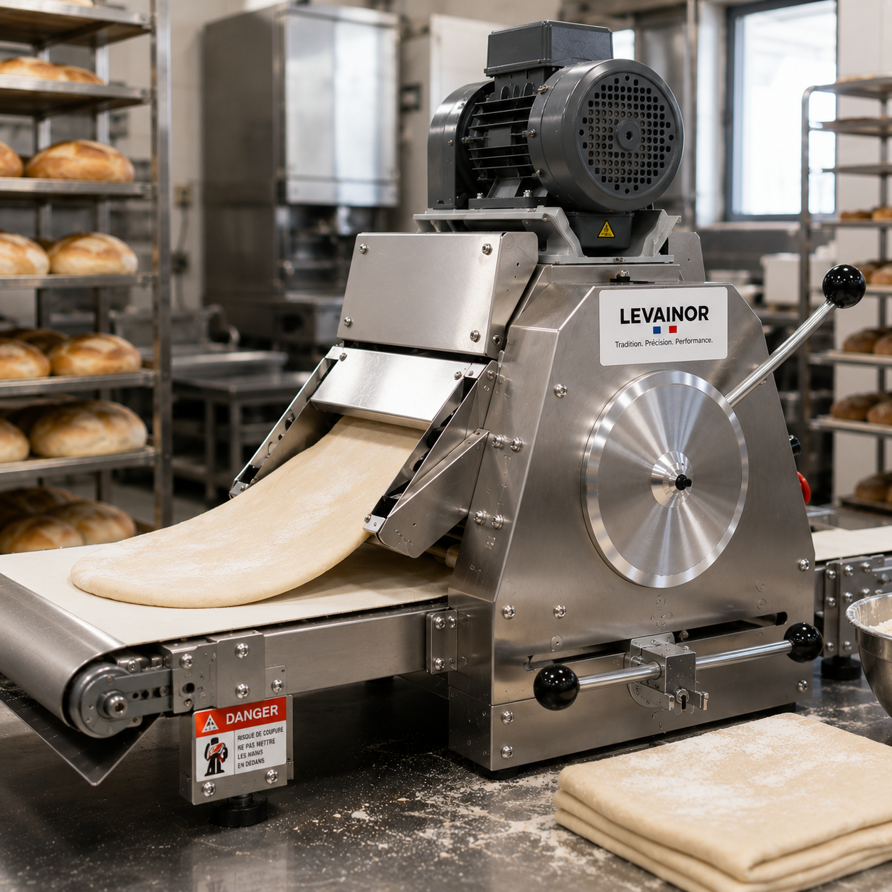 Laminoir Professionnel 380 Pliable Inox – Levainor